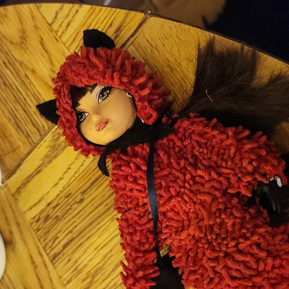 Red panda doll